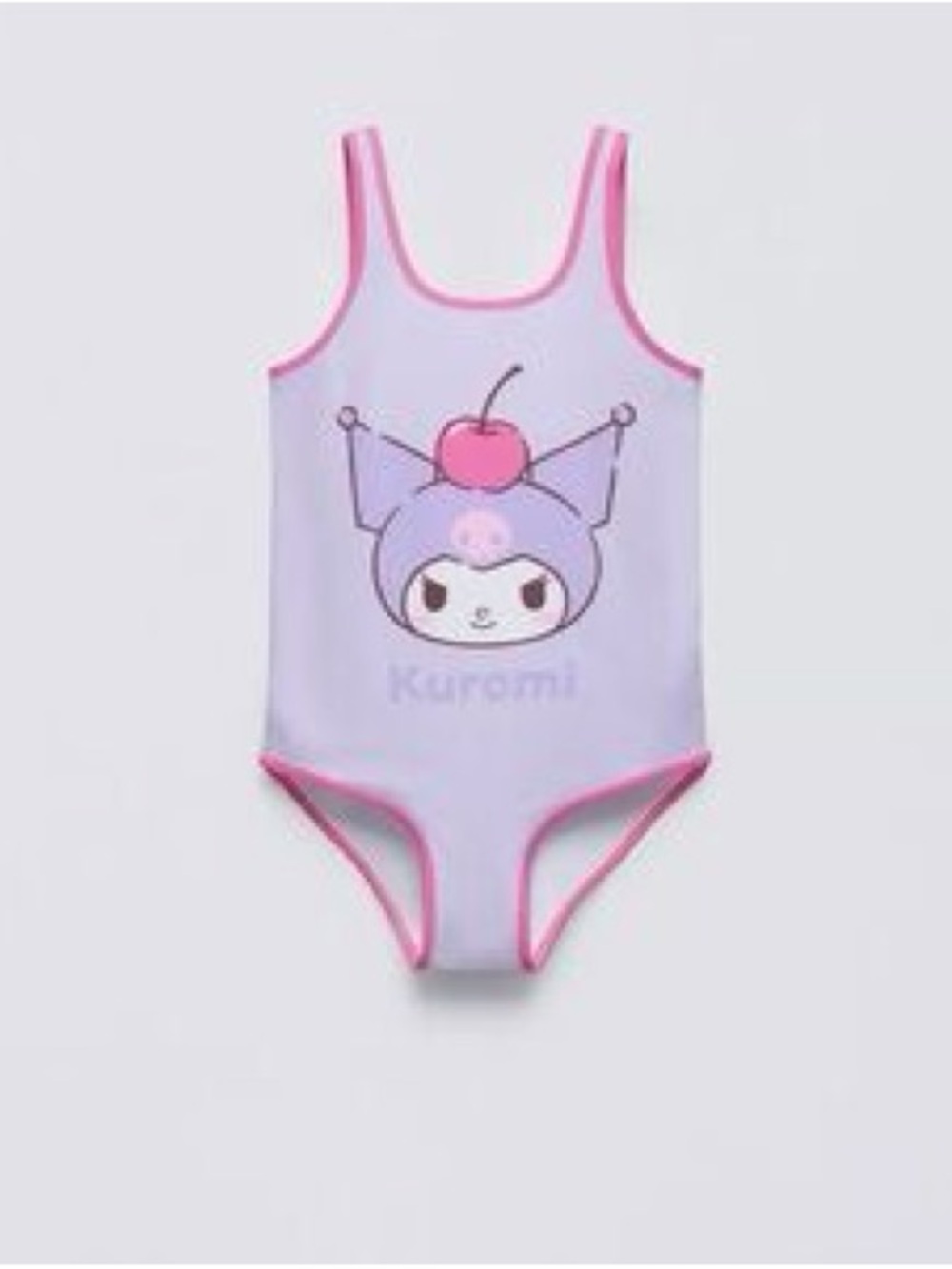 Zara Kids Lavender and Pink Kuromi One-Piece Swimsuit